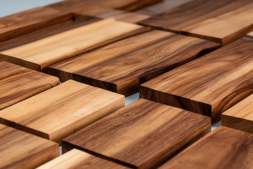 Tablas de madera seleccionadas y clasificadas para fabricar instrumentos musicales